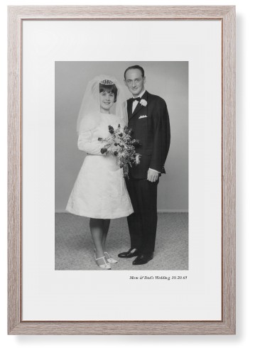 Modern Gallery of One Portrait Framed Print, Rustic, Modern, White, White, Single piece, 20x30, Multicolor, multi