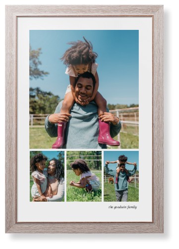 Modern Hero Gallery Of Four Portrait Framed Print, Rustic, Modern, None, None, Single piece, 20x30, Multicolor, multi