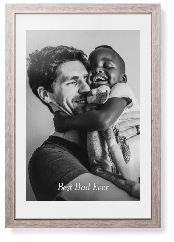 Gradient Portrait Framed Print, Rustic, Modern, None, White, Single piece, 20x30, White, white