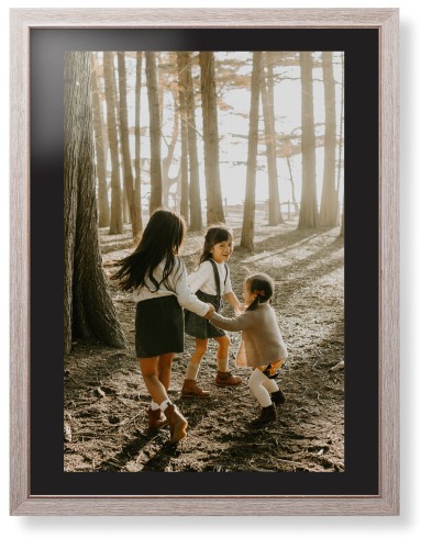 Photo Gallery Framed Print, Rustic, Modern, Black, Black, Single piece, 24x36, Multicolor, multi