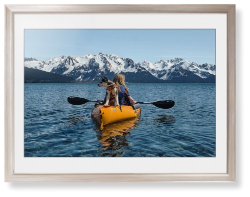 Photo Gallery Landscape Framed Print, Metallic, Modern, Black, White, Single piece, 24x36, Multicolor, multi