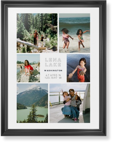 Modern Adventure Gallery Of Six Framed Print, Black, Classic, None, White, Single piece, 24x36, Multicolor