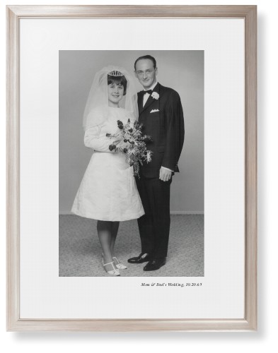 Modern Gallery of One Portrait Framed Print, Metallic, Modern, White, White, Single piece, 24x36, Multicolor, multi