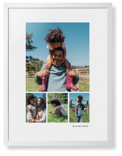 Modern Hero Gallery Of Four Portrait Framed Print, White, Contemporary, White, White, Single piece, 24x36, Multicolor