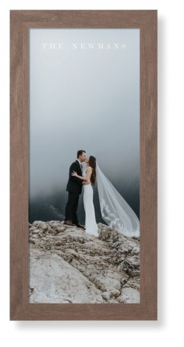 Photo Gallery Panoramic Framed Print, Walnut, Contemporary, None, None, Single piece, 10x24, Multicolor, multi