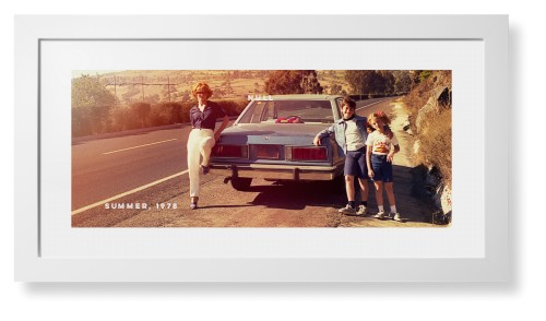 Gallery Panoramic Framed Print, White, Contemporary, None, White, Single piece, 10x24, Multicolor, multi