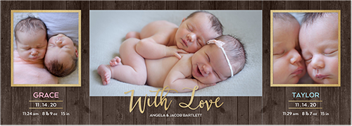 shutterfly twin birth announcements