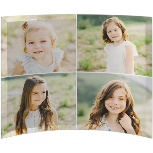 Gallery of Four Curved Glass Print, 10x12, Curved, Multicolor