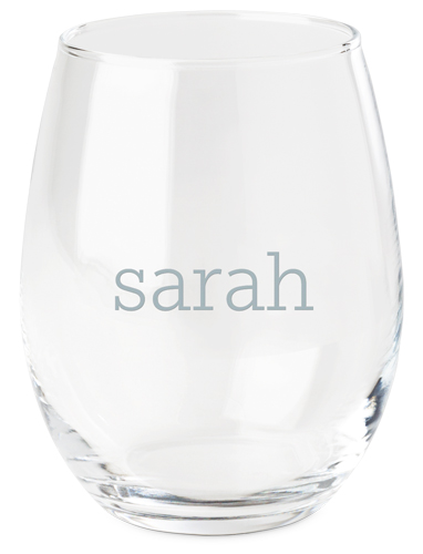 POSE The Legendary Personalized Laser Engraved Stemless Wine Glass