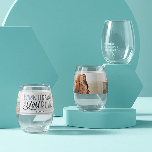Engraved Mommy Juice Stemless Wine Tumbler