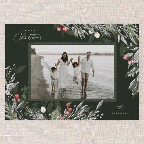 Easy Green Christmas Card For Teacher