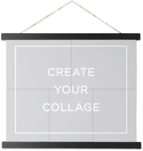 Create a Collage Hanging Canvas Print, Black, 11x14, Multicolor