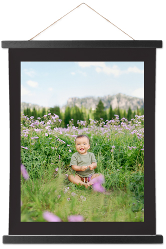 Simple Border Gallery Portrait Hanging Canvas Print, Black, 11x14, Multicolor, multi