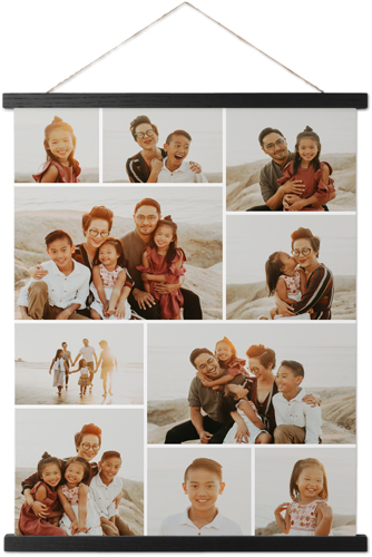 Gallery of Ten Hanging Canvas Print, Black, 16x20, Multicolor, multi