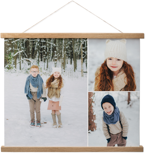 Gallery of Three Landscape Hanging Canvas Print, Natural, 16x20, Multicolor