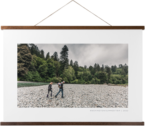 Border Gallery of One Landscape Hanging Canvas Print, Walnut, 20x30, Multicolor