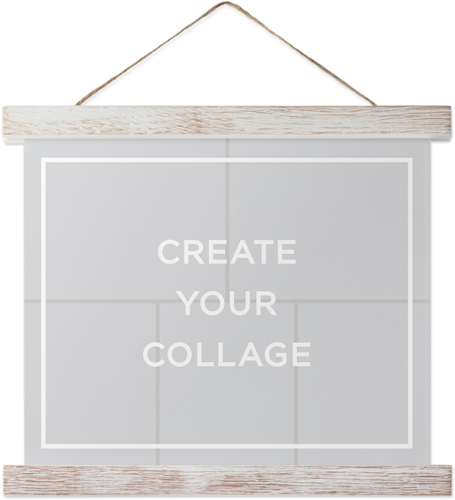 Create a Collage Hanging Canvas Print, Rustic, 8x10, Multicolor