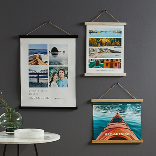 Picture Gallery Collage of Five Hanging Canvas Print by Shutterfly