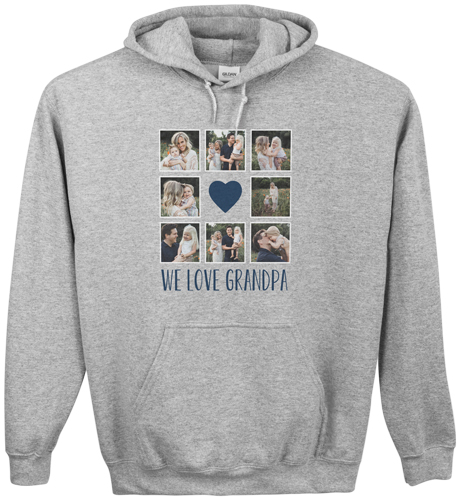 Heart Grid Custom Hoodie by Shutterfly Shutterfly