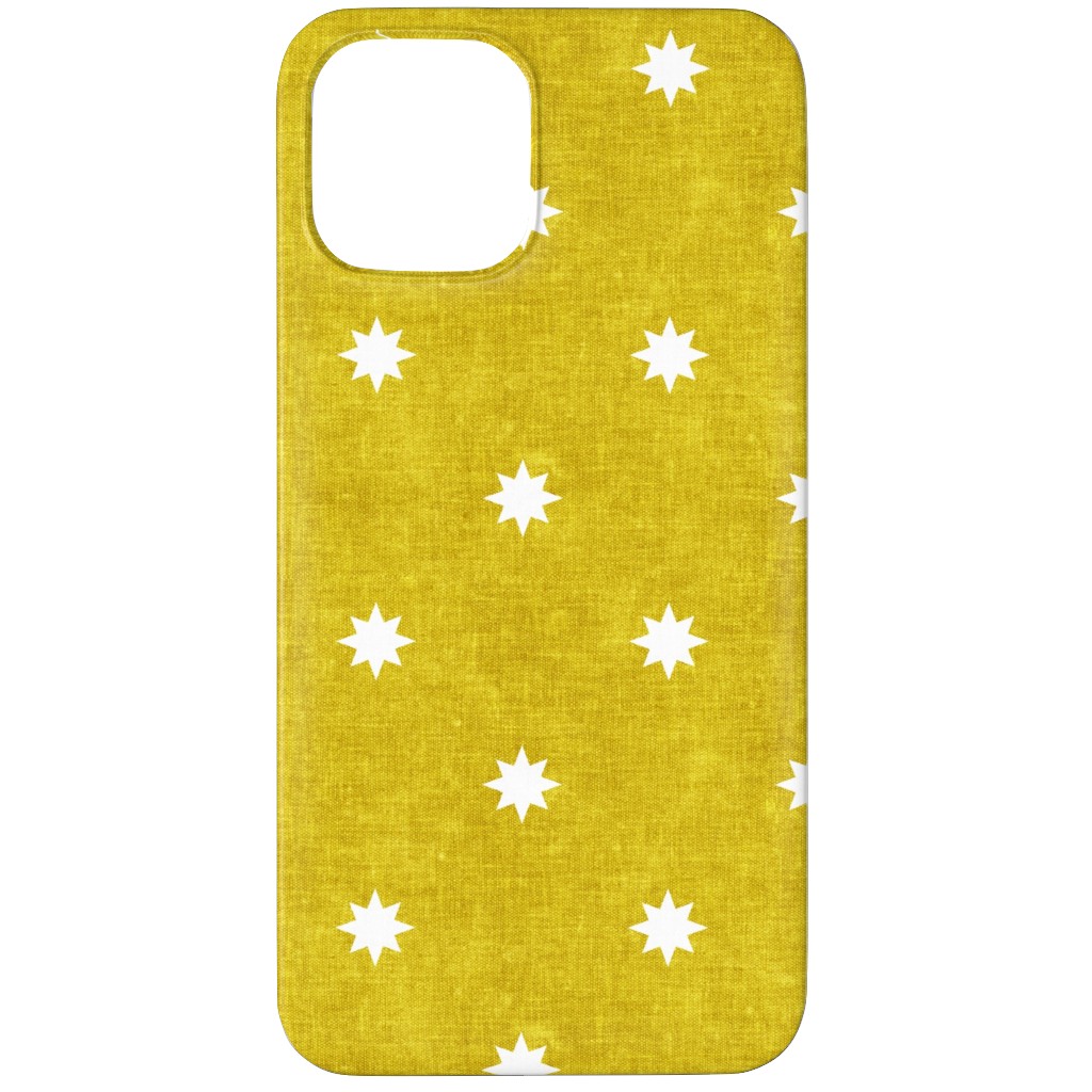 Vintage Stars Phone Case, Silicone Liner Case, Matte, iPhone 11 Pro Max, Yellow