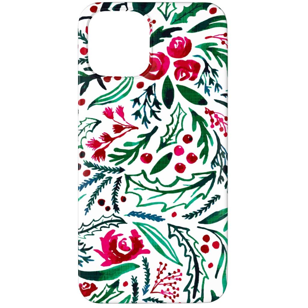 Noel Collection - Loose Floral Phone Case, Silicone Liner Case, Matte, iPhone 11 Pro Max, Multicolor