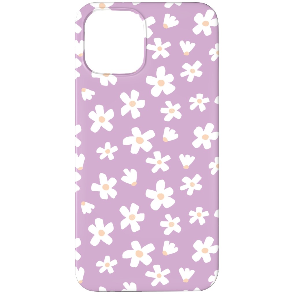 Daisy Garden Floral - Purple Phone Case, Slim Case, Matte, iPhone 11 Pro Max, Purple