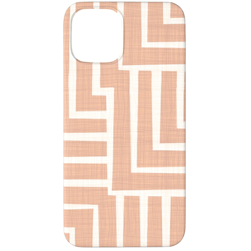 Square Angles - Pink Phone Case, Slim Case, Matte, iPhone 11 Pro Max, Pink, Bright Pink