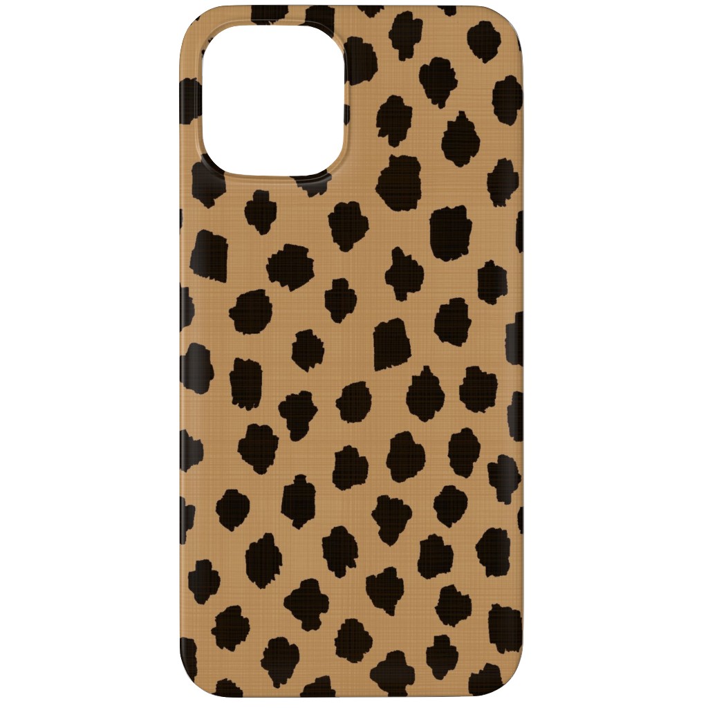 Cheetah Spots - Brown Phone Case, Slim Case, Matte, iPhone 11 Pro Max, Brown