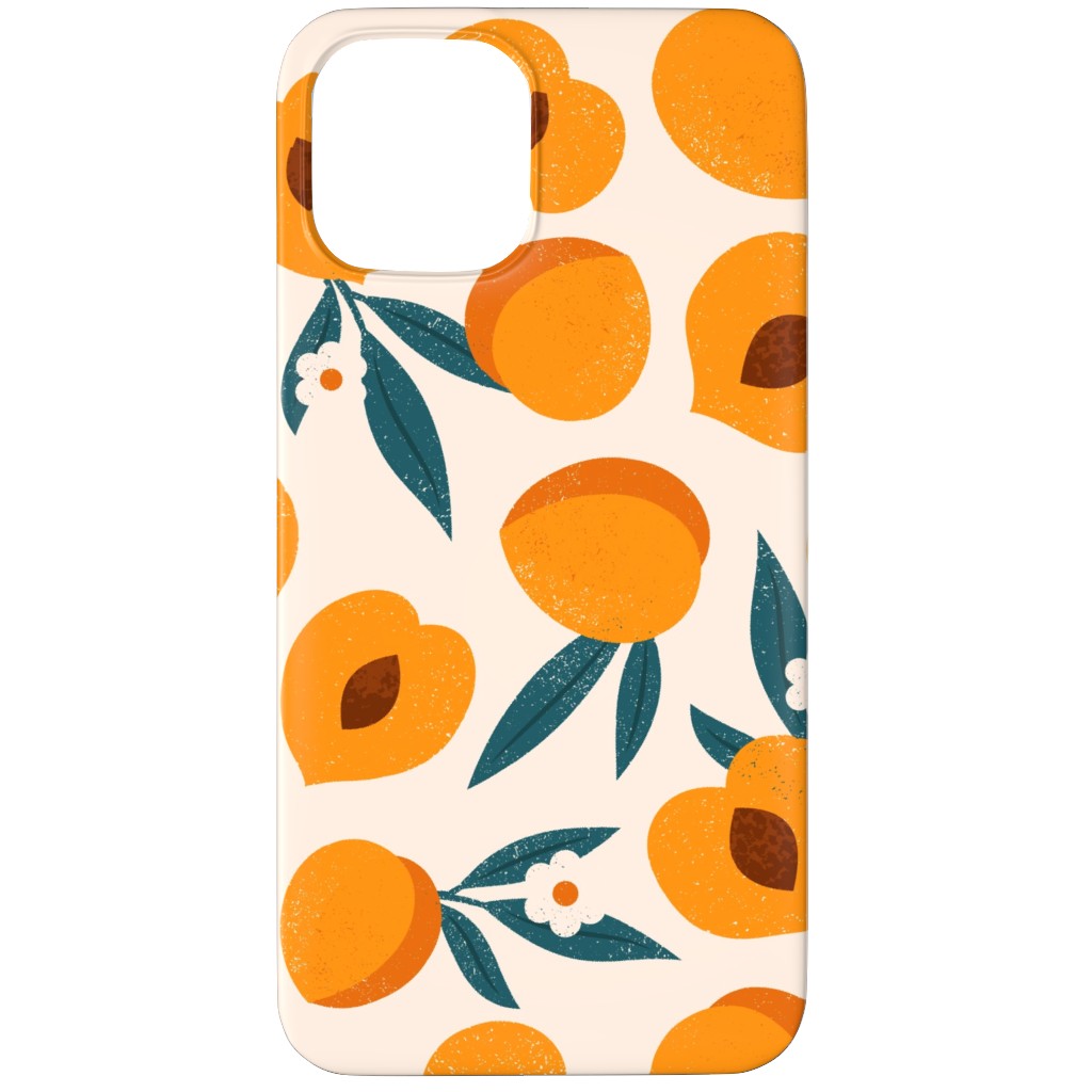 Summer Peches - Orange Phone Case, Slim Case, Matte, iPhone 11 Pro Max, Orange