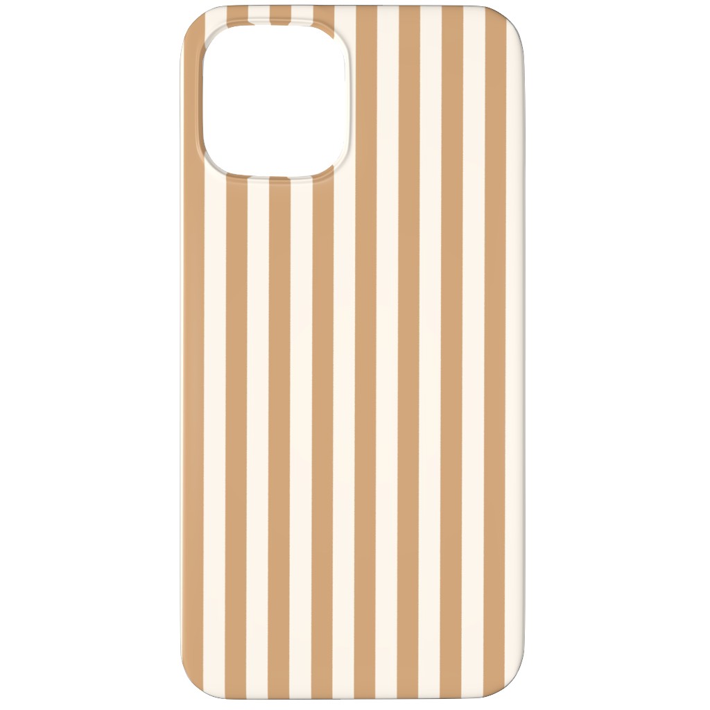 Palomino Stripe - Neutral Phone Case, Slim Case, Matte, iPhone 11 Pro Max, Yellow, Classic Yellow