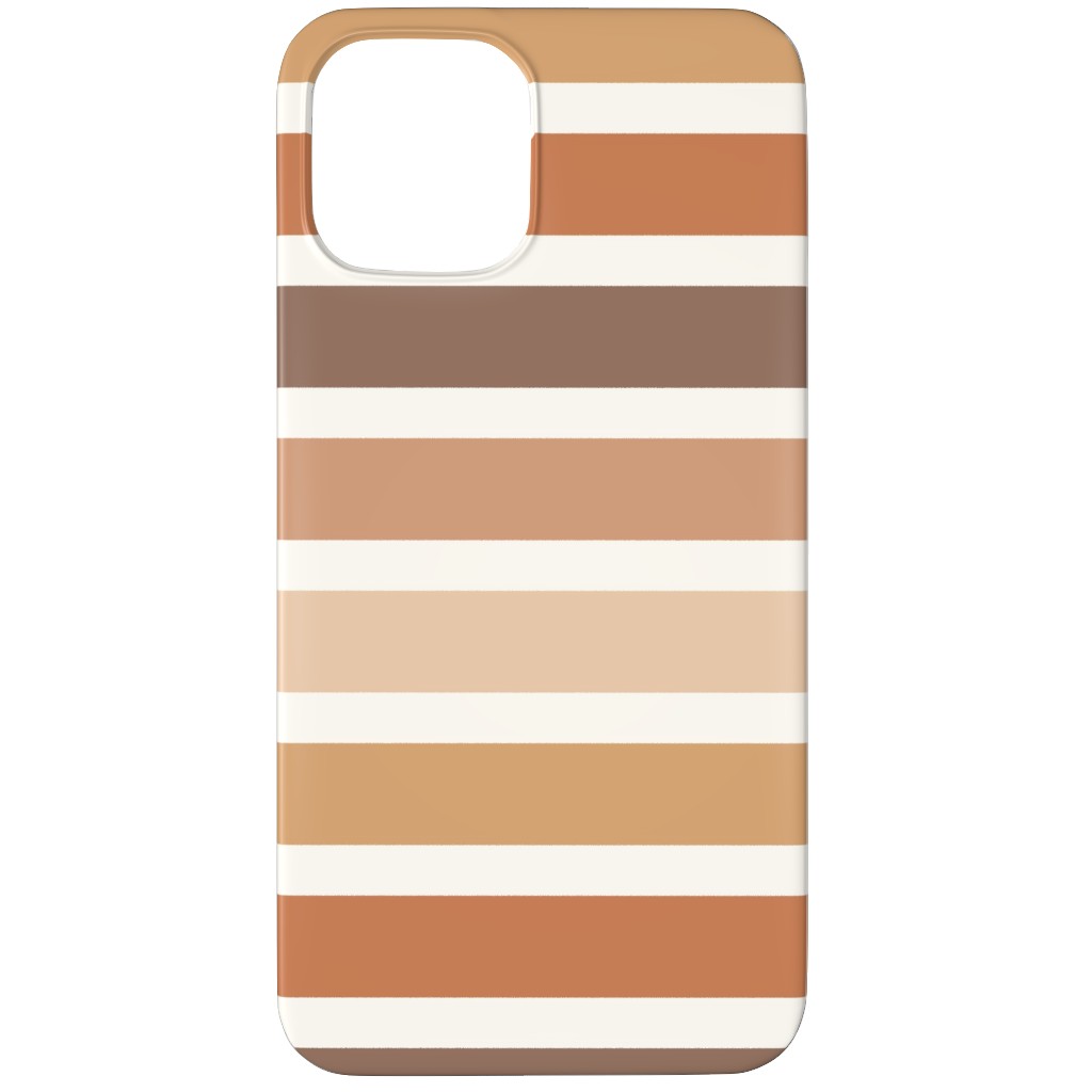 Retro Summer Stripe - Warm Tones Phone Case, Silicone Liner Case, Matte, iPhone 11 Pro, Pink