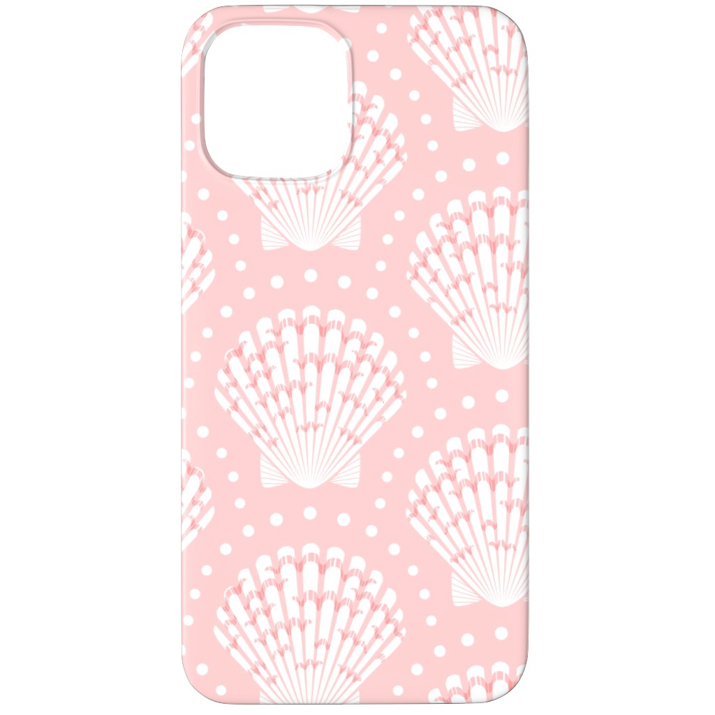 Pretty Scallop Shells - Pink Phone Case, Silicone Liner Case, Matte, iPhone 11 Pro, Pink