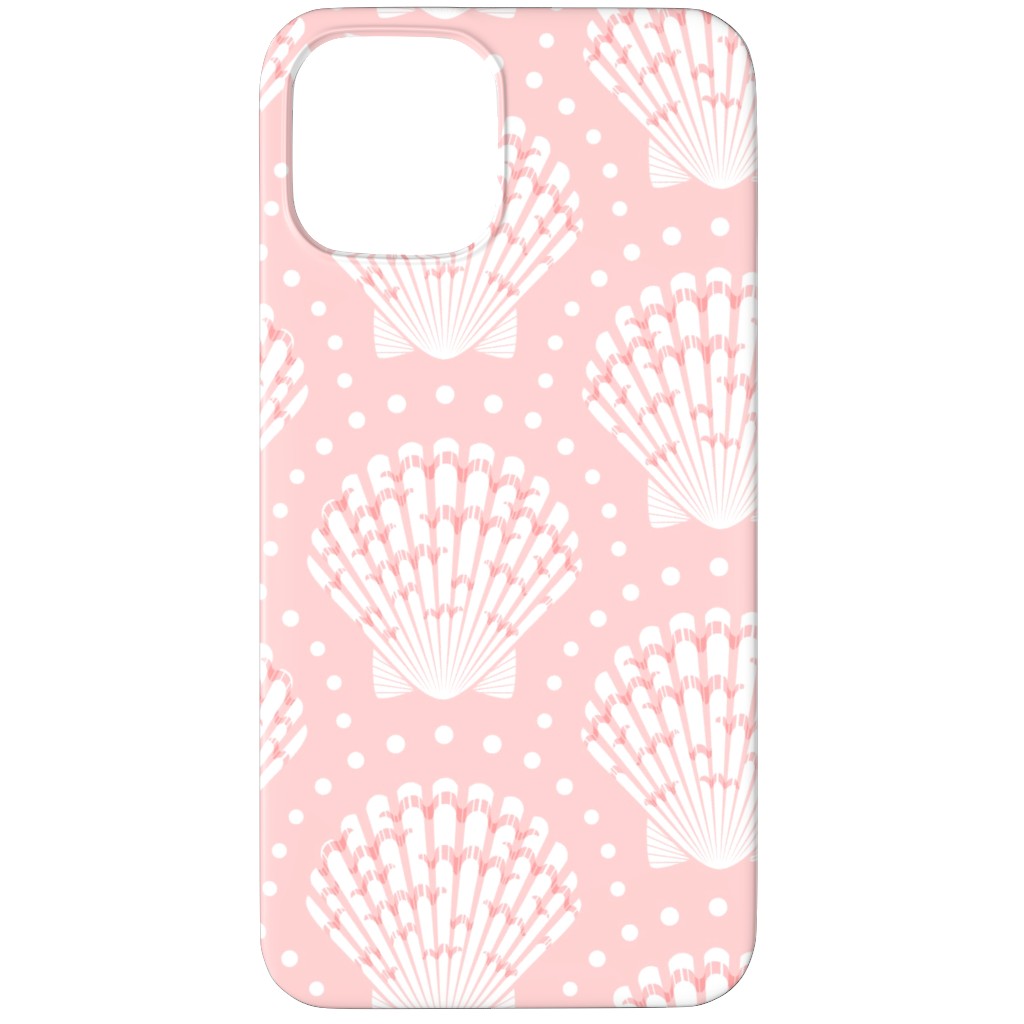 Pretty Scallop Shells - Pink Phone Case, Silicone Liner Case, Matte, iPhone 11 Pro, Pink