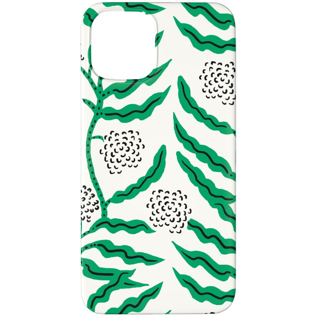 La Ville Vine Phone Case, Silicone Liner Case, Matte, iPhone 11 Pro, Green, Emerald
