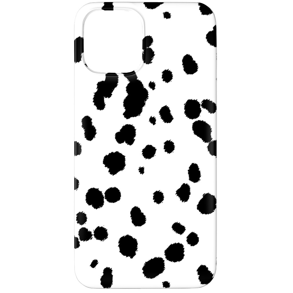 Dalmatian Spots Phone Case, Silicone Liner Case, Matte, iPhone 11 Pro, White