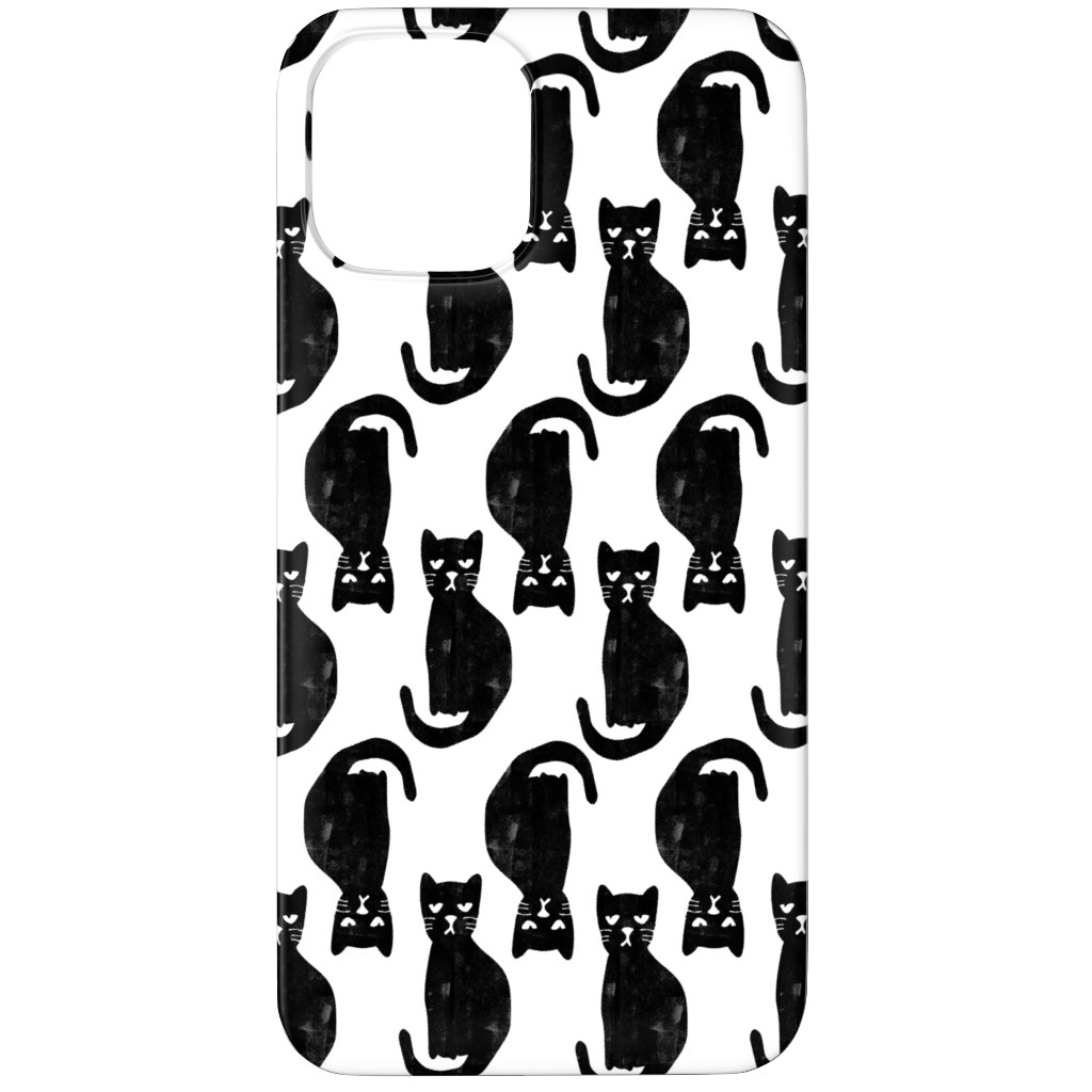Black Cat Phone Case, Silicone Liner Case, Matte, iPhone 11 Pro, Black, Black