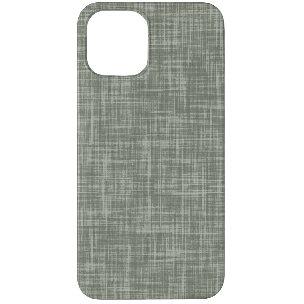 Vintage Linen Phone Case, Silicone Liner Case, Matte, iPhone 11 Pro, Green, Tidal Wave