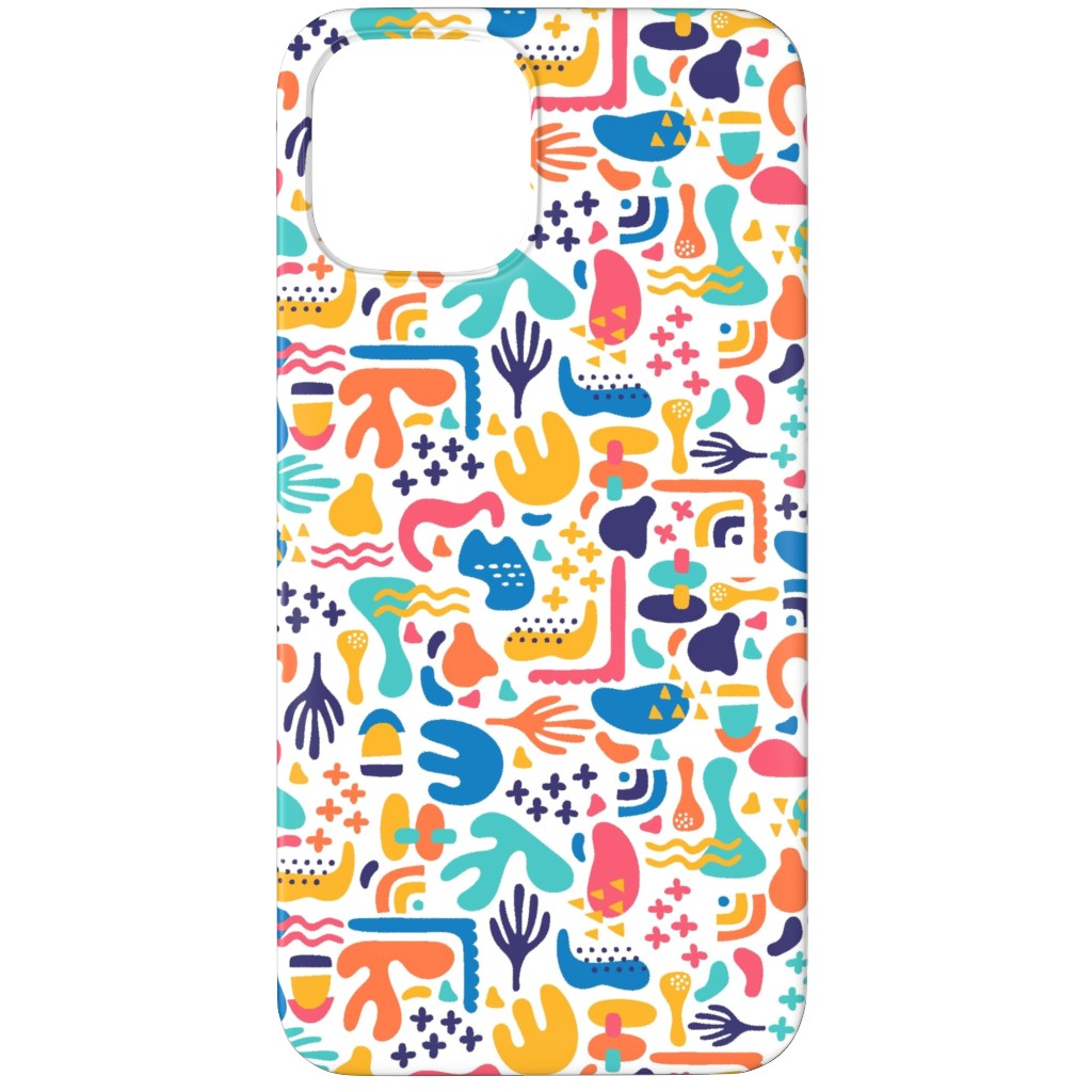 Organic Abstract Design - Multi Phone Case, Silicone Liner Case, Matte, iPhone 11 Pro, Multicolor