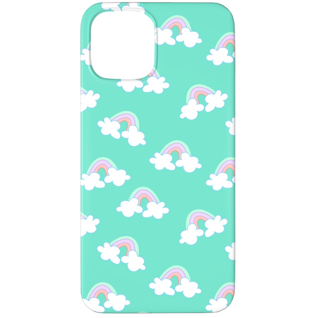 Nicola Unicorn Rainbows Phone Case, Slim Case, Matte, iPhone 11 Pro, Green