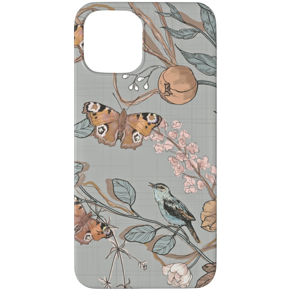 Naturalist - Antoinette Phone Case, Slim Case, Matte, iPhone 11 Pro, Gray, Gray