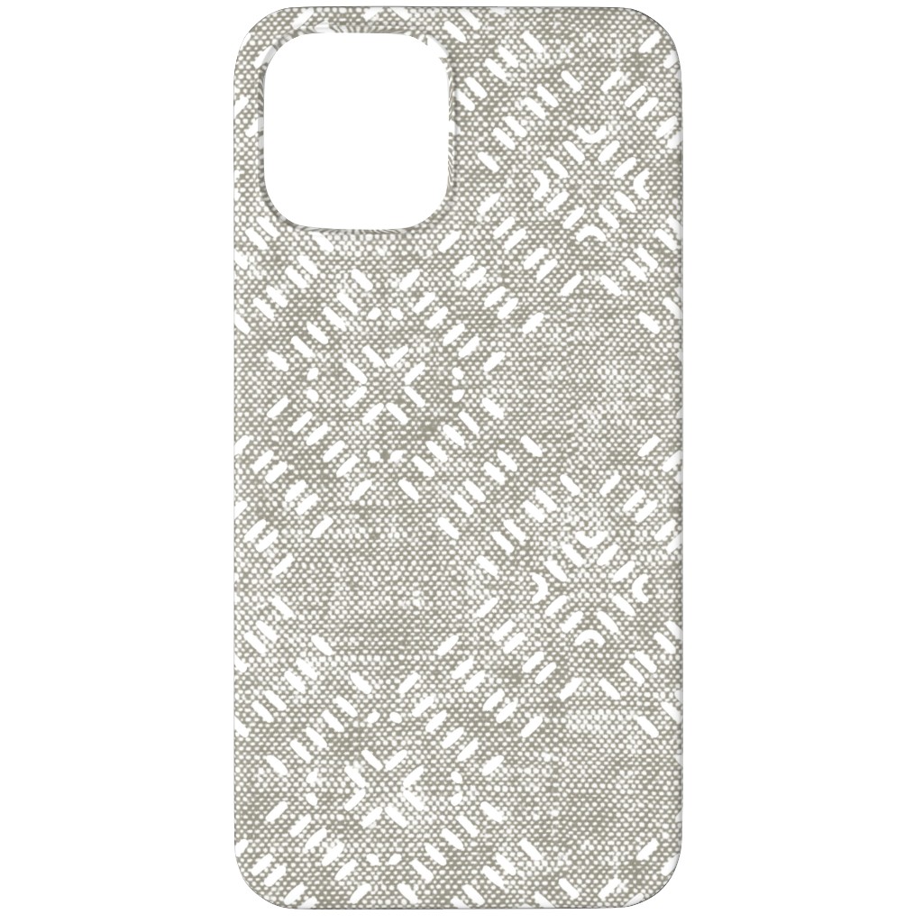 Modern Farmhouse Tile - Neutral Phone Case, Slim Case, Matte, iPhone 11 Pro, Gray, Gray