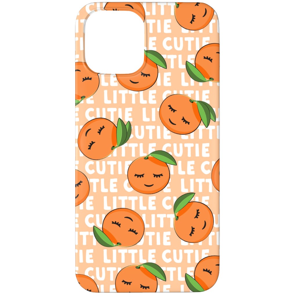 Little Cutie - Happy Oranges - Orange Phone Case, Slim Case, Matte, iPhone 11 Pro, Orange, Orange