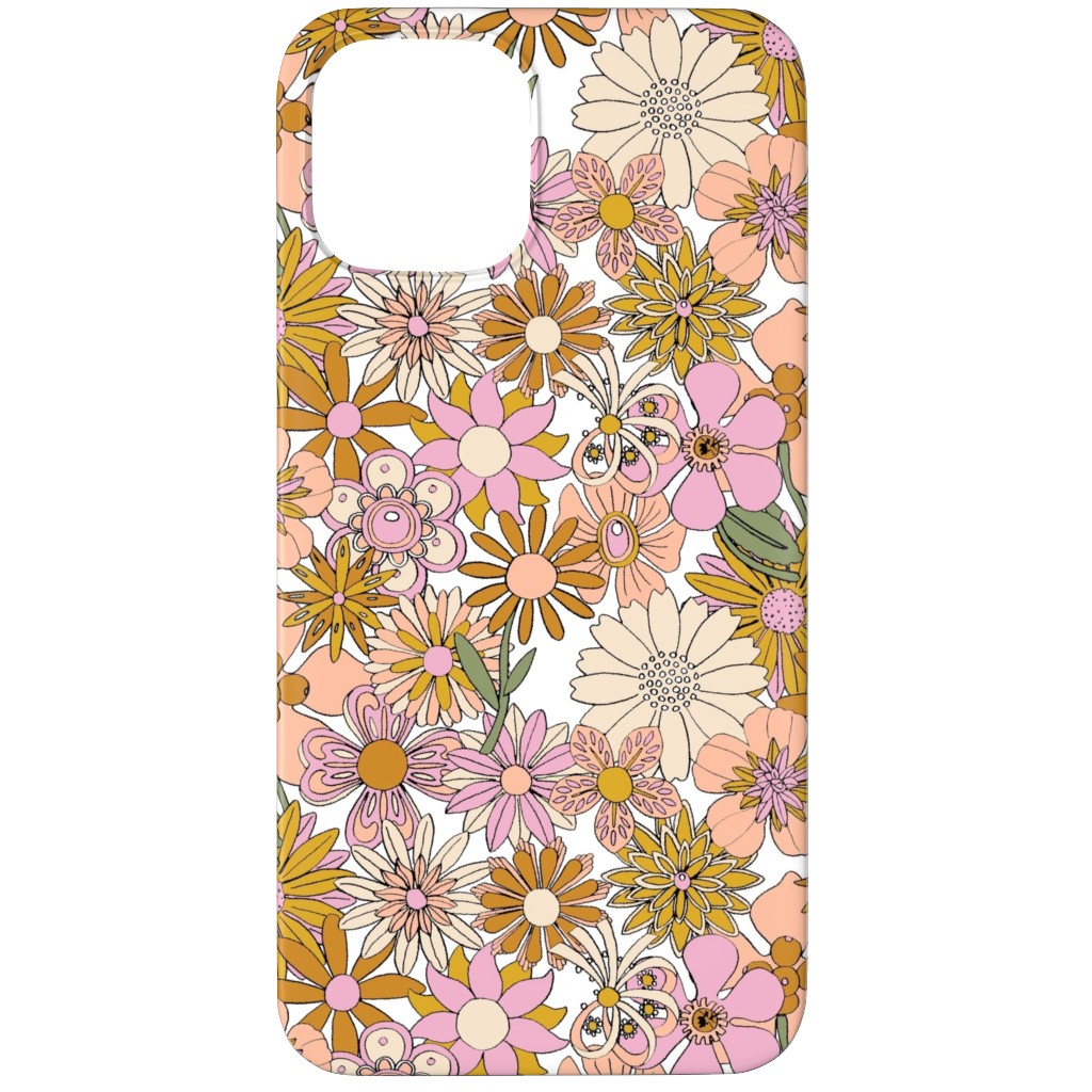 Chelsea Vintage Floral Garden - Pink Phone Case, Slim Case, Matte, iPhone 11 Pro, Pink