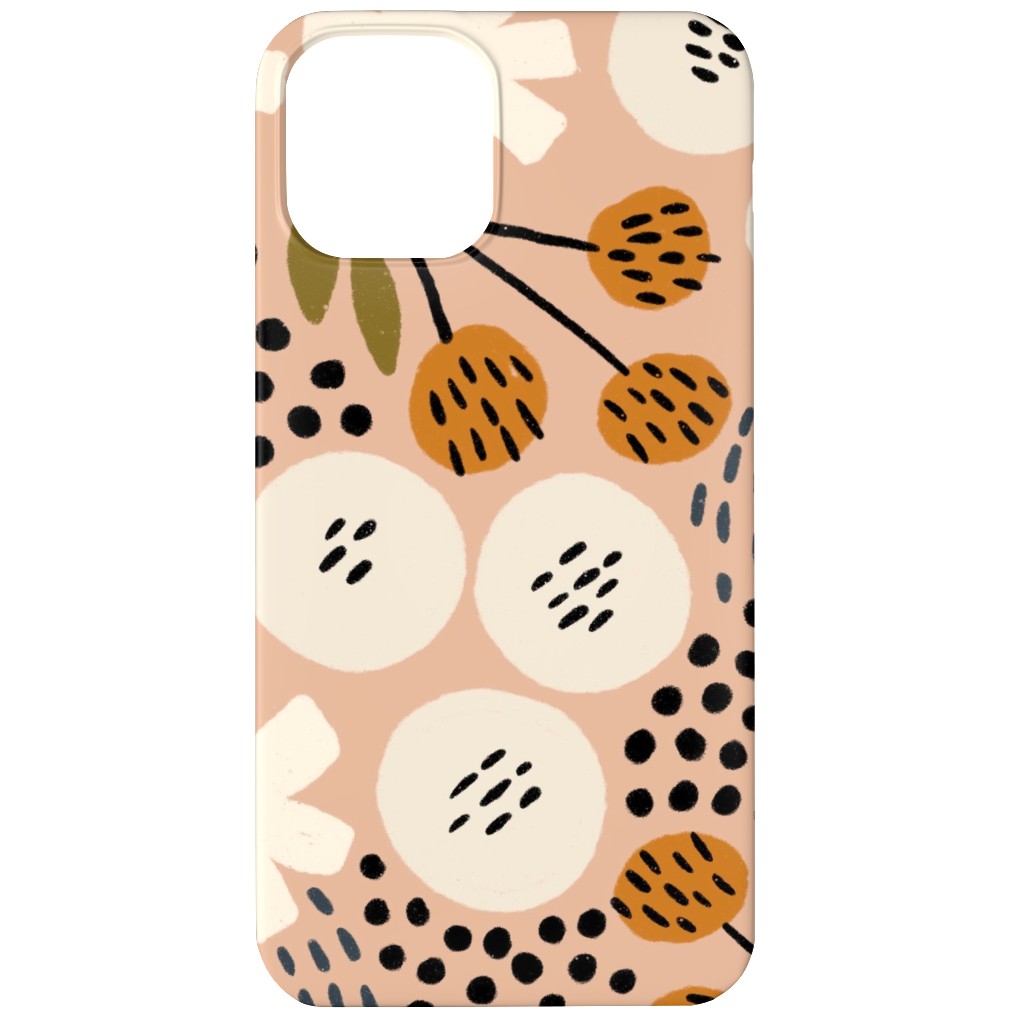 Phyllis - Pink Phone Case, Silicone Liner Case, Matte, iPhone 11, Pink, Bright Pink