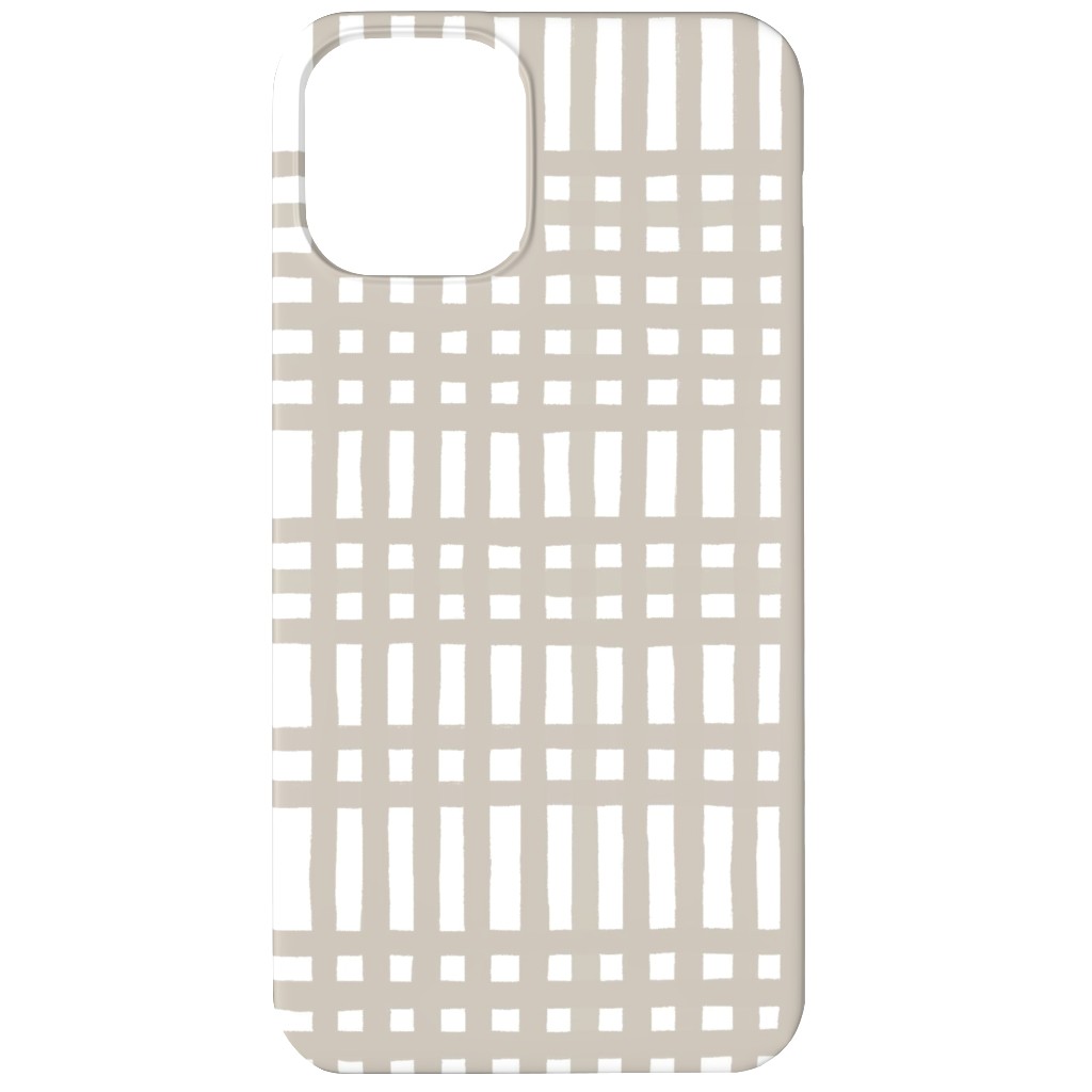 Loose Weave Phone Case, Silicone Liner Case, Matte, iPhone 11, Gray, Wheat