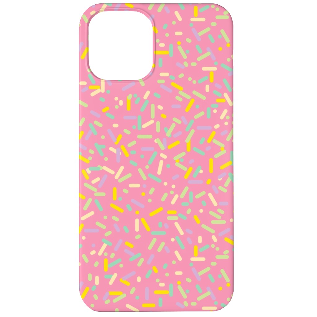 Sprinkles - Pink Phone Case, Silicone Liner Case, Matte, iPhone 11, Pink, Bright Pink