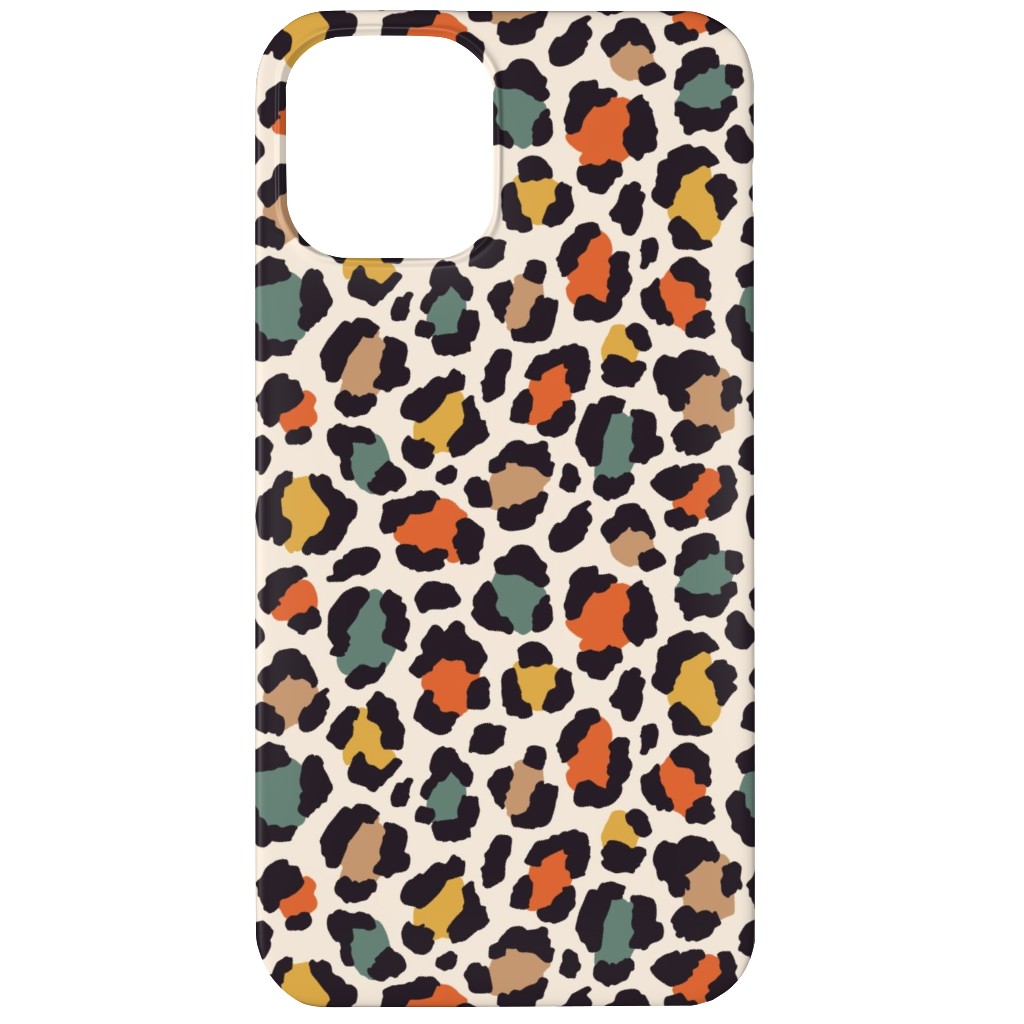 Colored Leopard Print - Mulit Phone Case, Silicone Liner Case, Matte, iPhone 11, Multicolor