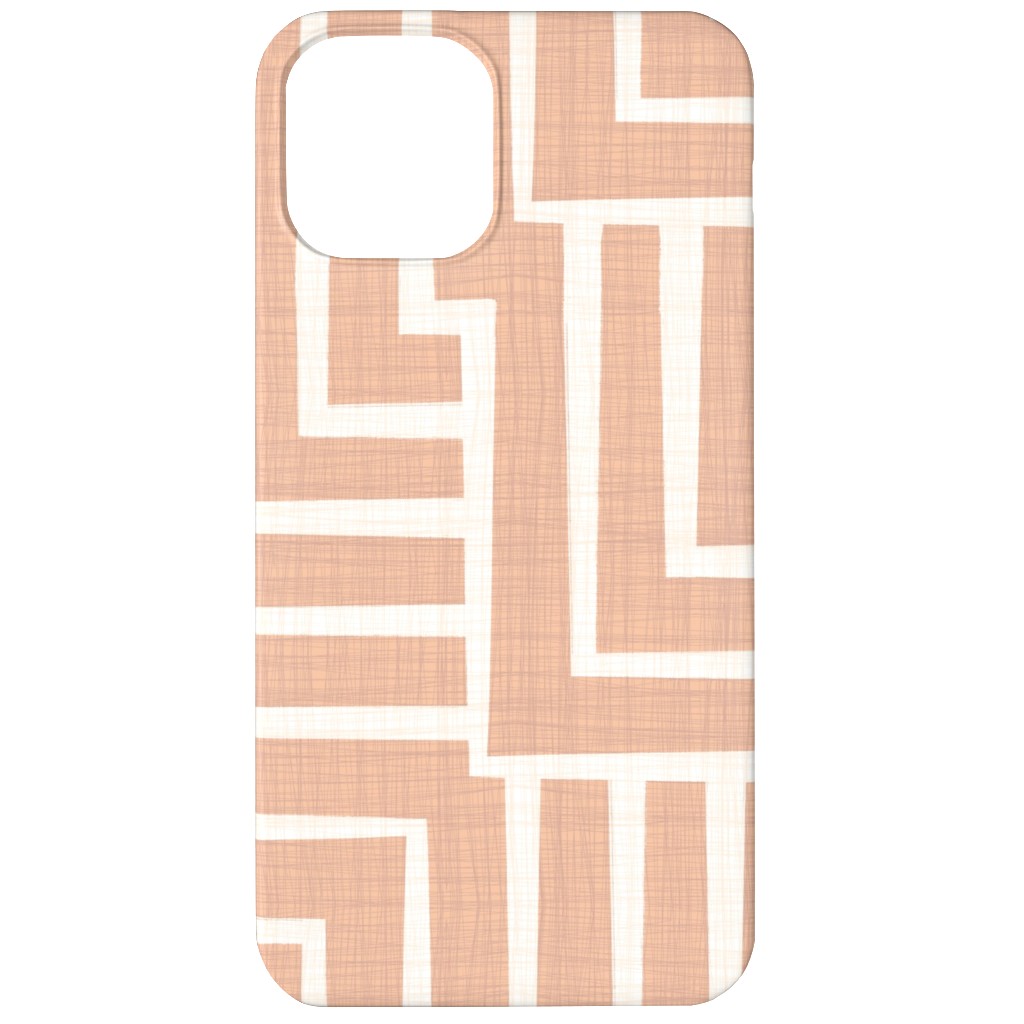 Square Angles - Pink Phone Case, Slim Case, Matte, iPhone 11, Pink