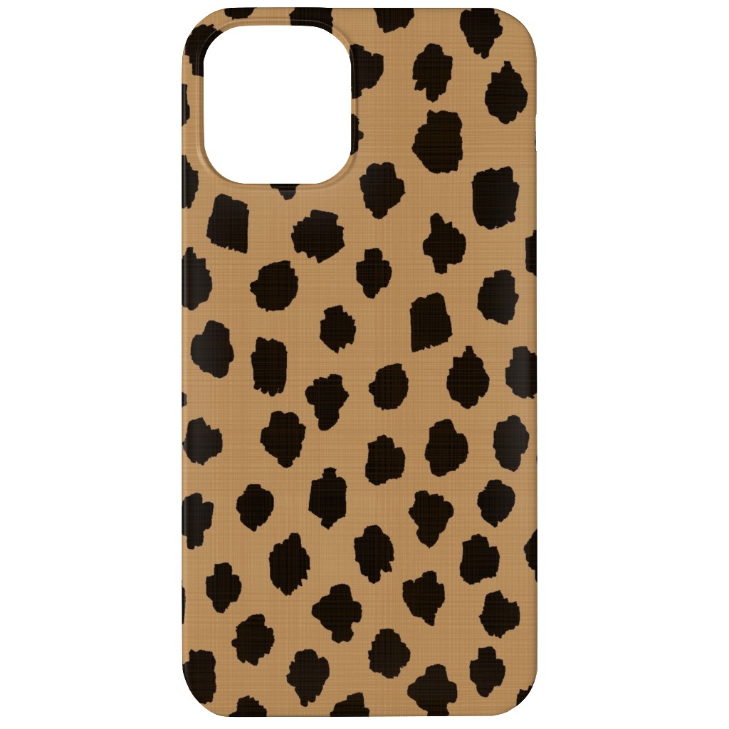 Cheetah Spots - Brown Phone Case, Slim Case, Matte, iPhone 11, Brown