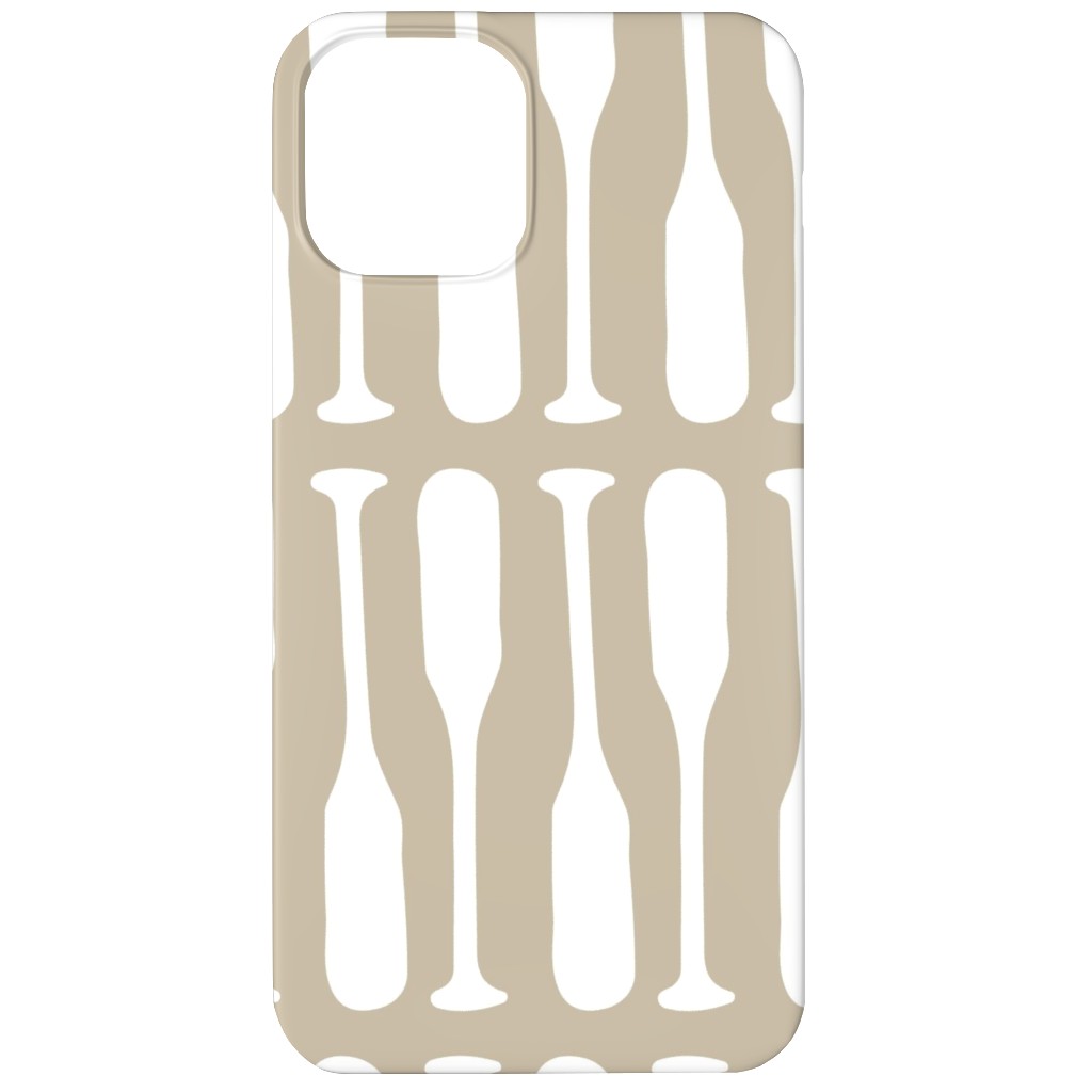 Nautical Boat Oars/Paddles - Neutral Beige Phone Case, Slim Case, Matte, iPhone 11, Beige, Pearl